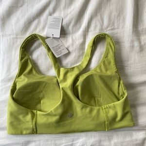 Lululemon Wunder train bra wasabi size 10